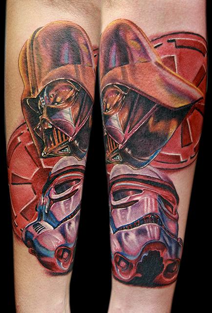 Tattoos - Vader, Stormtrooper 